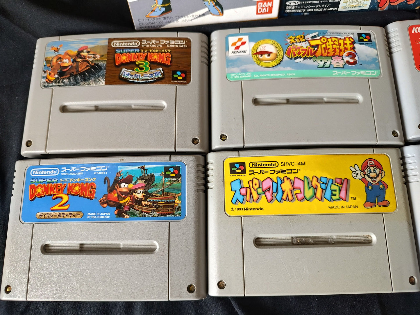 Wholesale lots of 11 Nintendo Super Famicom SFC SNES Game Cartridge set-g0416-