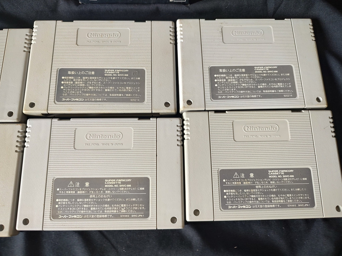 Wholesale lots of 11 Nintendo Super Famicom SFC SNES Game Cartridge set-g0416-