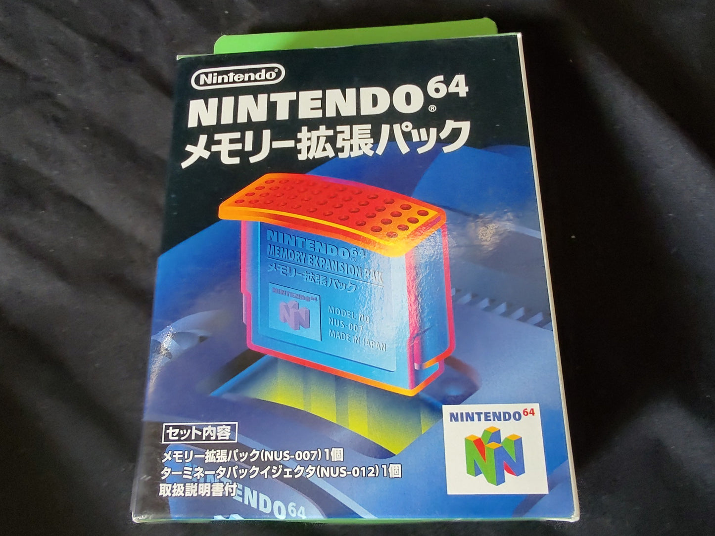 Memory Expansion Pak Pack Nintendo 64 NUS-007 Nintendo Official Original-g0417-