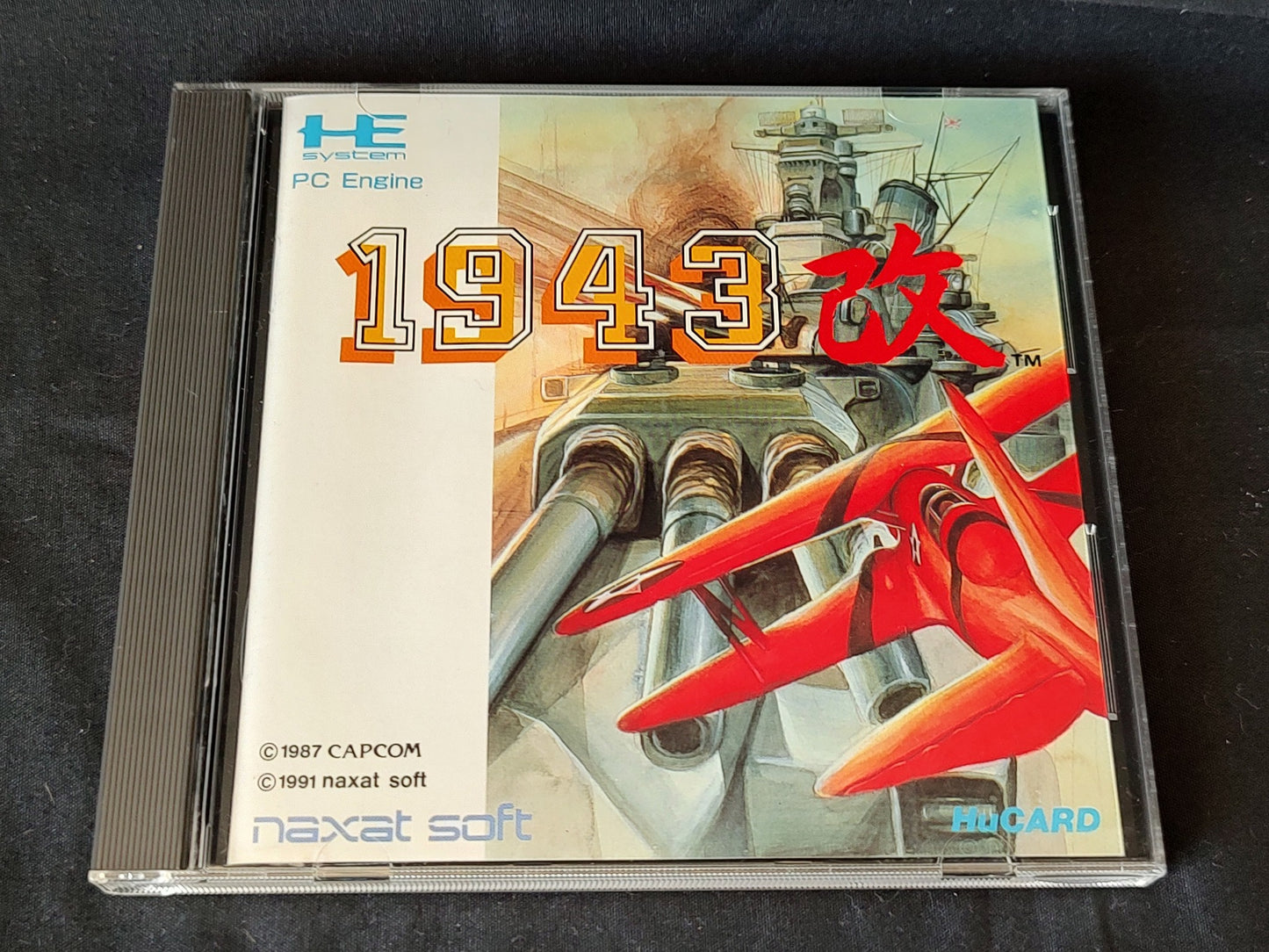 1943 KAI THE BATTLE OF MIDWAY NEC PC Engine TurboGrafx-16 game, Working-g0419-