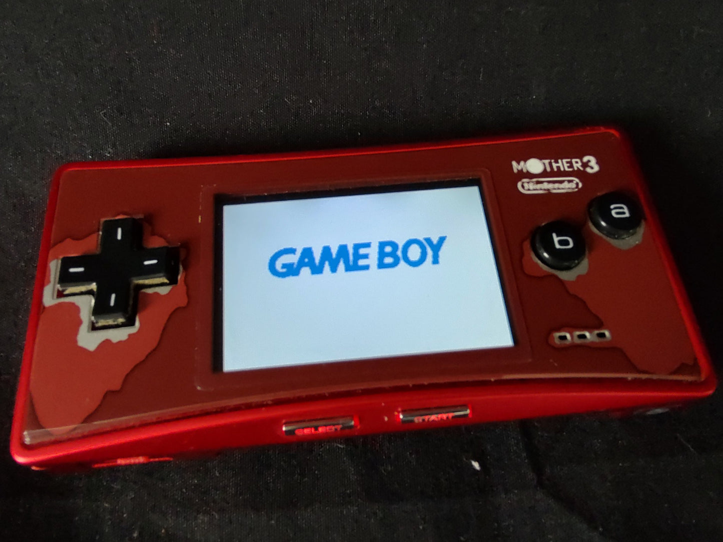 Nintendo Gameboy Micro Mother 3 limited edition console OXY-001, Working-g4329-