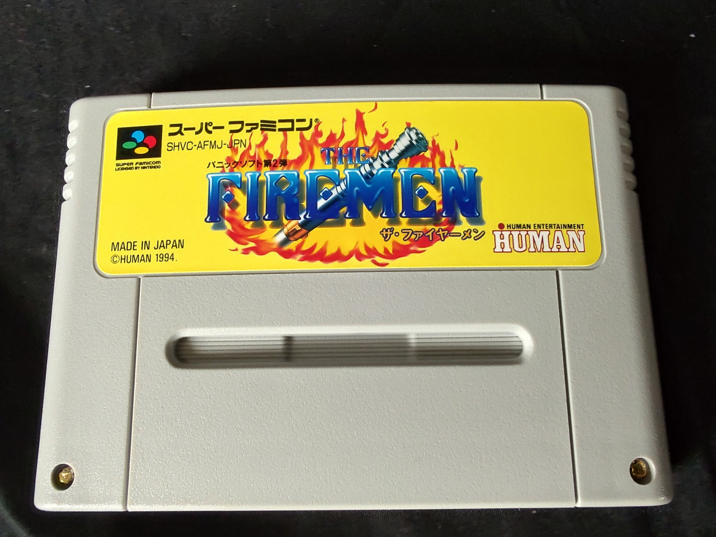 THE FIREMEN Super Famicom SNES SFC Cartridge only/working-g0501-