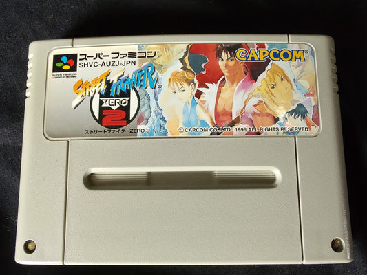 Street fighter zero 2 Super Famicom SNES SFC Cartridge only/working-g0501-