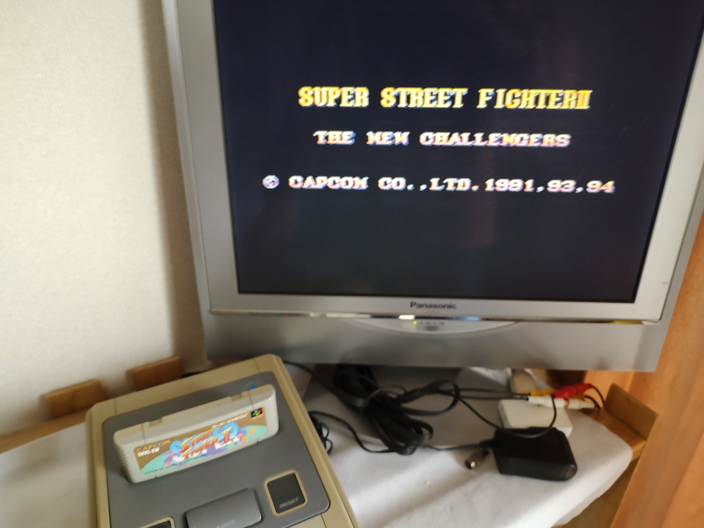 Super Street Fighter 2 CAPCOM Super Famicom SNES SFC Cartridge only-g0501-