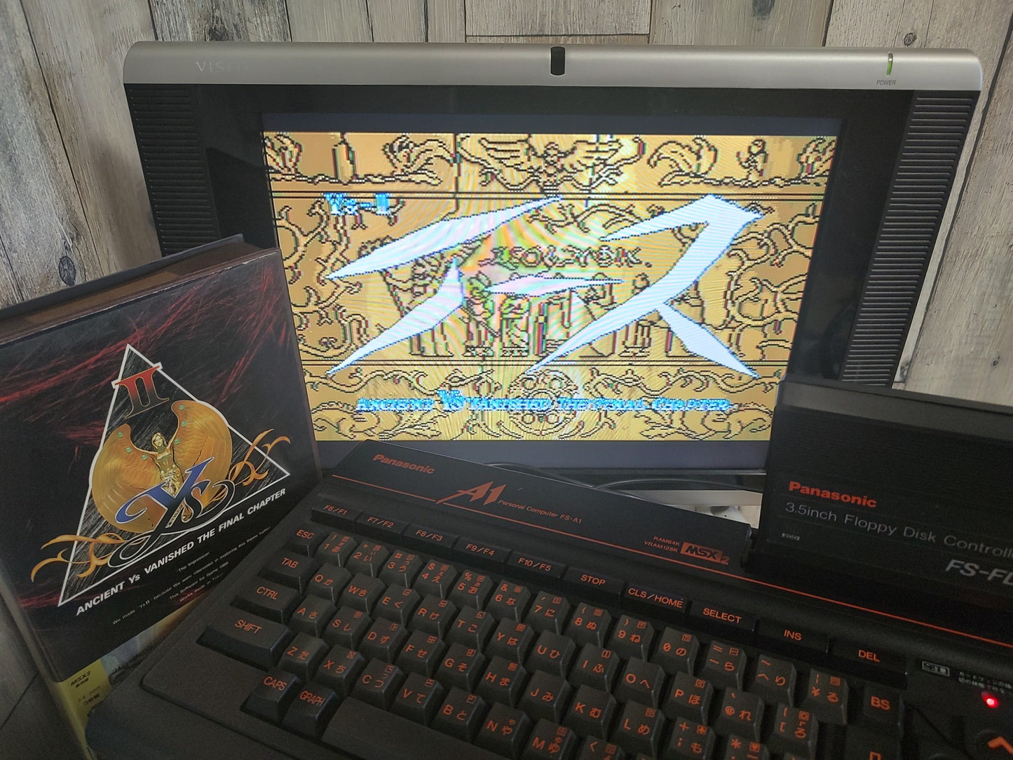 Ys 2 - Ancient Ys Vanished The Final Chapter -MSX2 Game Disk, Manual,Box-f0501-2