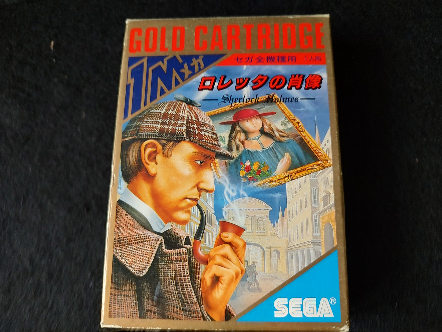 Loretta no Shouzou Sherlock Holmes SEGA Mark 3,SG-3000, Cart, Boxed set-g0506-