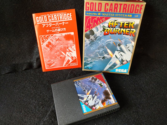 AFTER BURNER SEGA Master system MK-2000/Mark3 Cart and Box, Working-g0506-