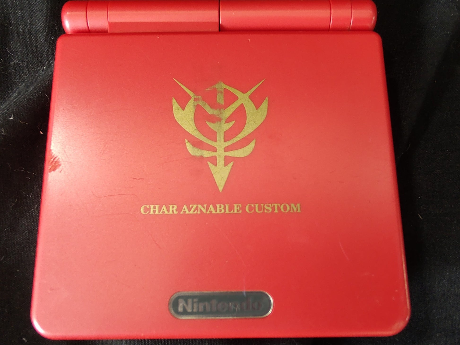 GUNDAM Exclusive use of Char LIMITED EDITION GAMEBOY ADVANCE SP CONSOLE -g0507- - Hakushin Retro Game shop