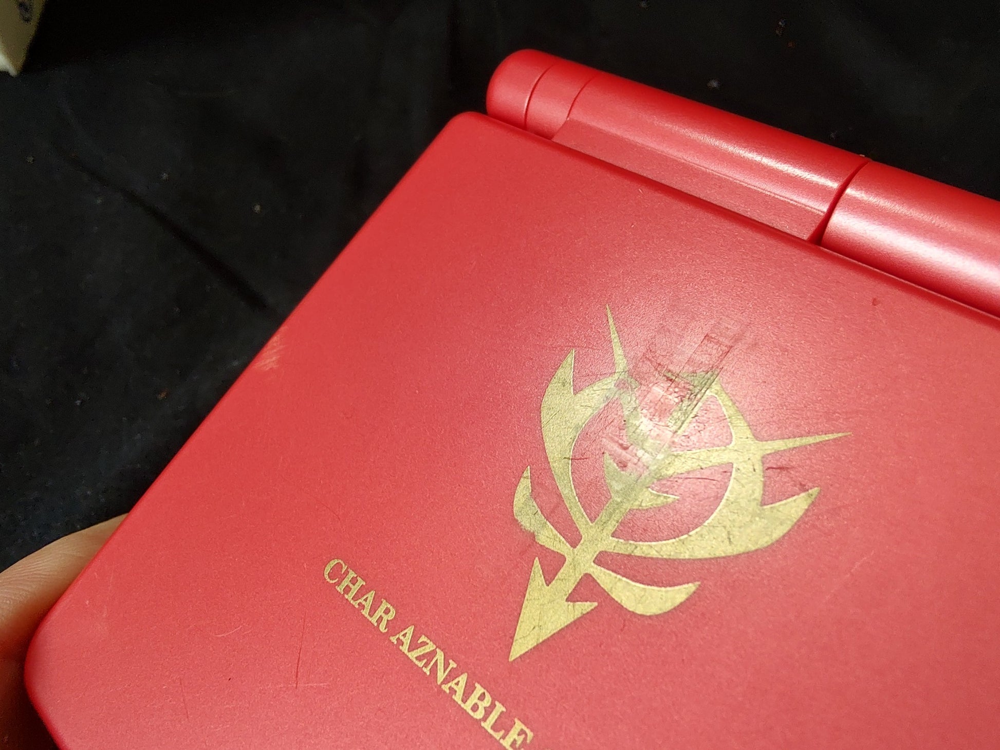 GUNDAM Exclusive use of Char LIMITED EDITION GAMEBOY ADVANCE SP CONSOLE -g0507- - Hakushin Retro Game shop