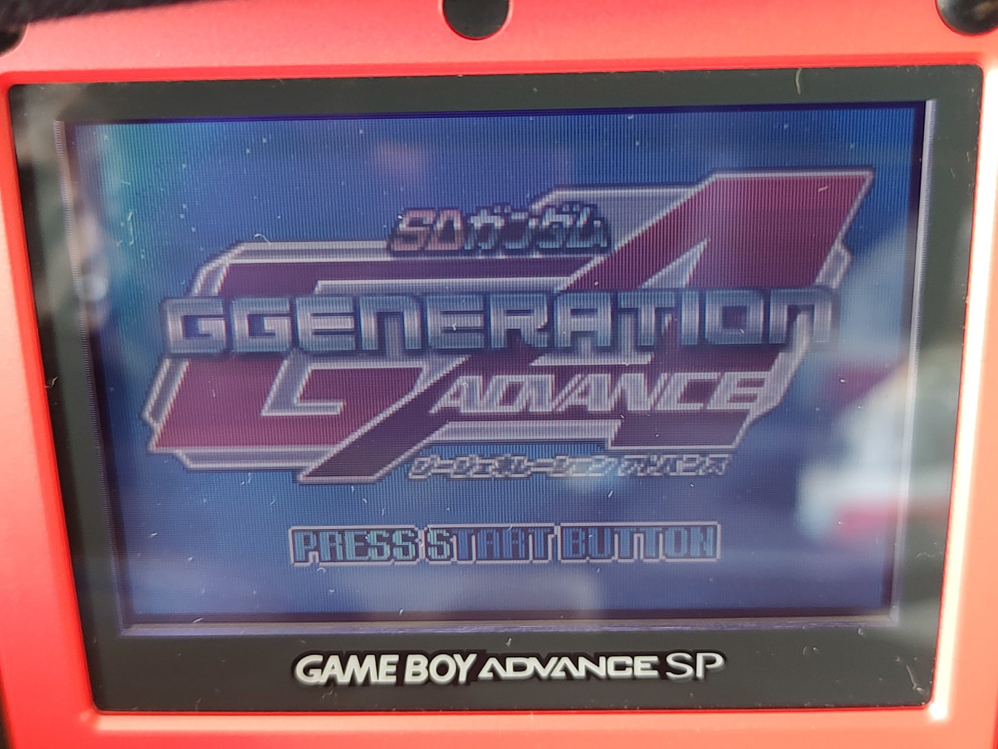 GUNDAM Exclusive use of Char LIMITED EDITION GAMEBOY ADVANCE SP CONSOLE -g0507-