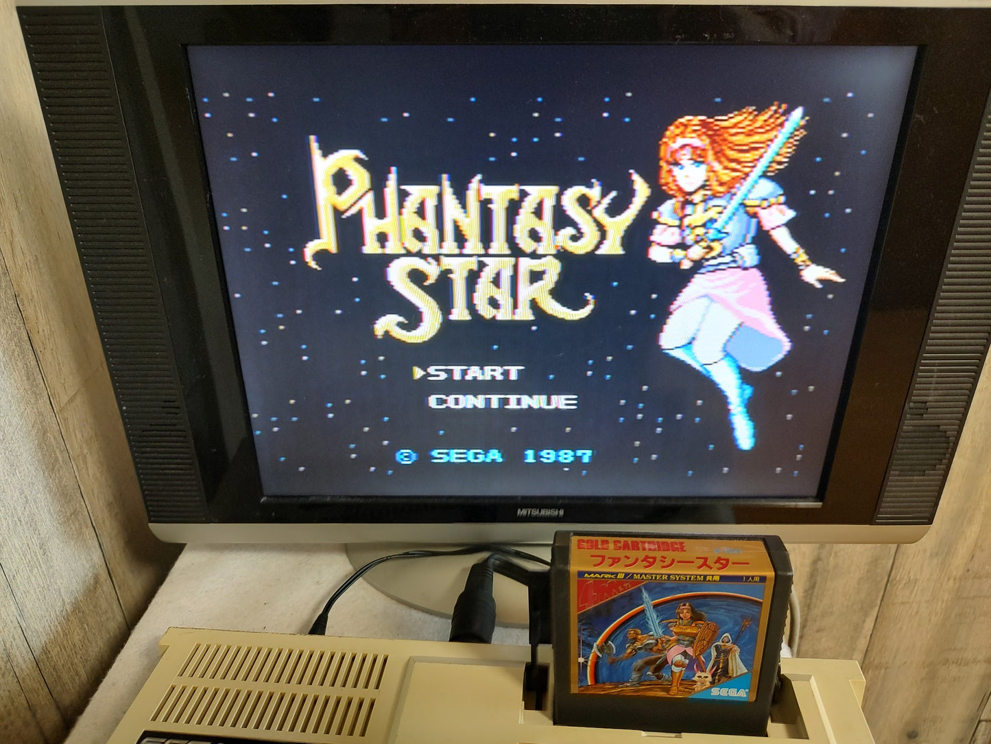 PHANTASY STAR SEGA Mark 3 Master system, Cartridge only, working-g0506-