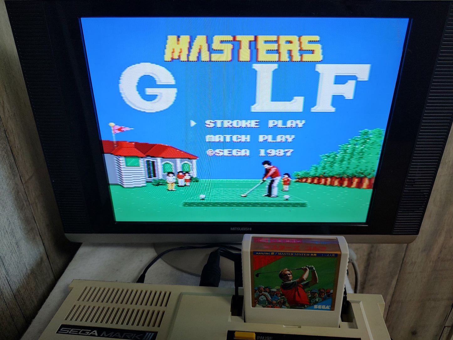 Master's Golf SEGA Mark 3, Cartridge only-g0506-