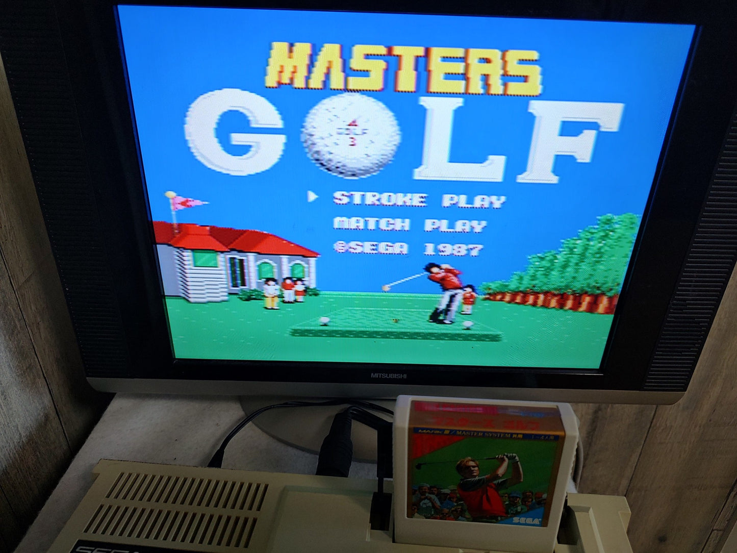 Master's Golf SEGA Mark 3, Cartridge only-g0506-