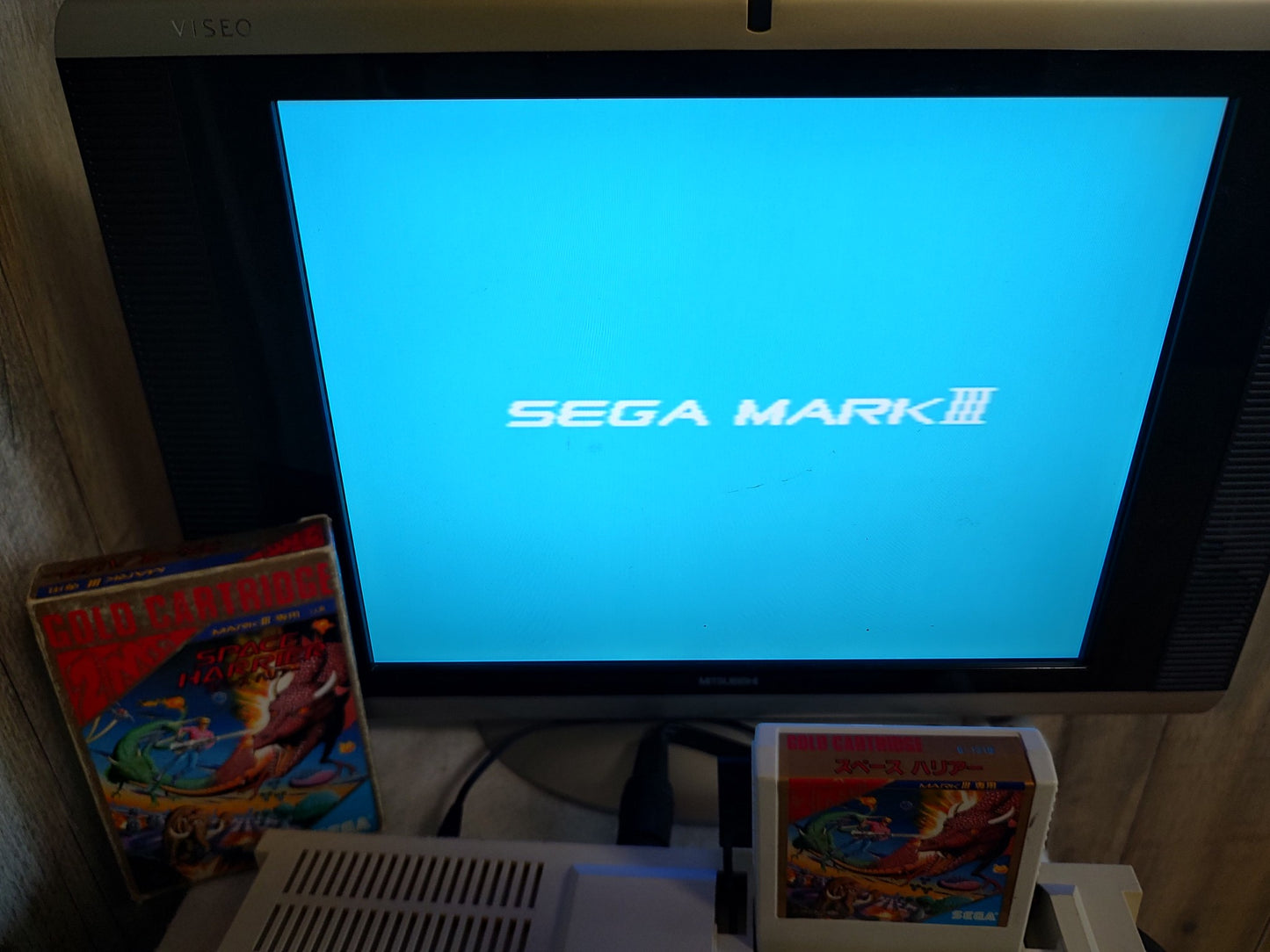 SPACE HARRIER SEGA Mark 3,SG-3000,Cartridge, Manual, Boxed set, Working-g0506-