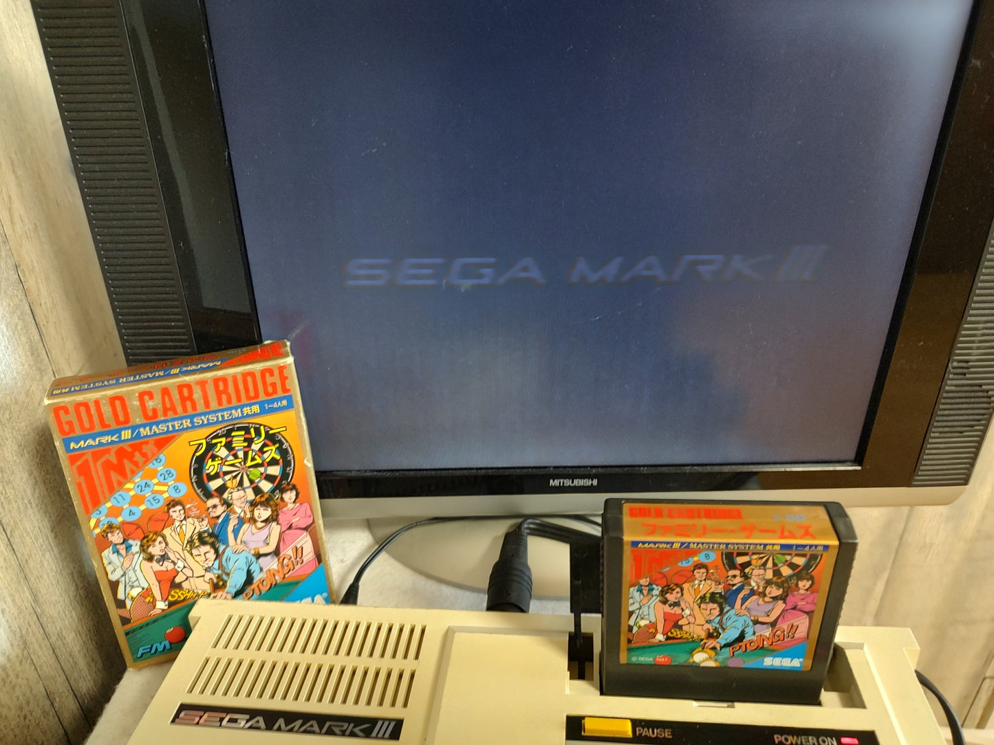 FAMILY GAMES SEGA Mark 3,SG-3000,Cartridge, Manual, Boxed set, Working-g0506-