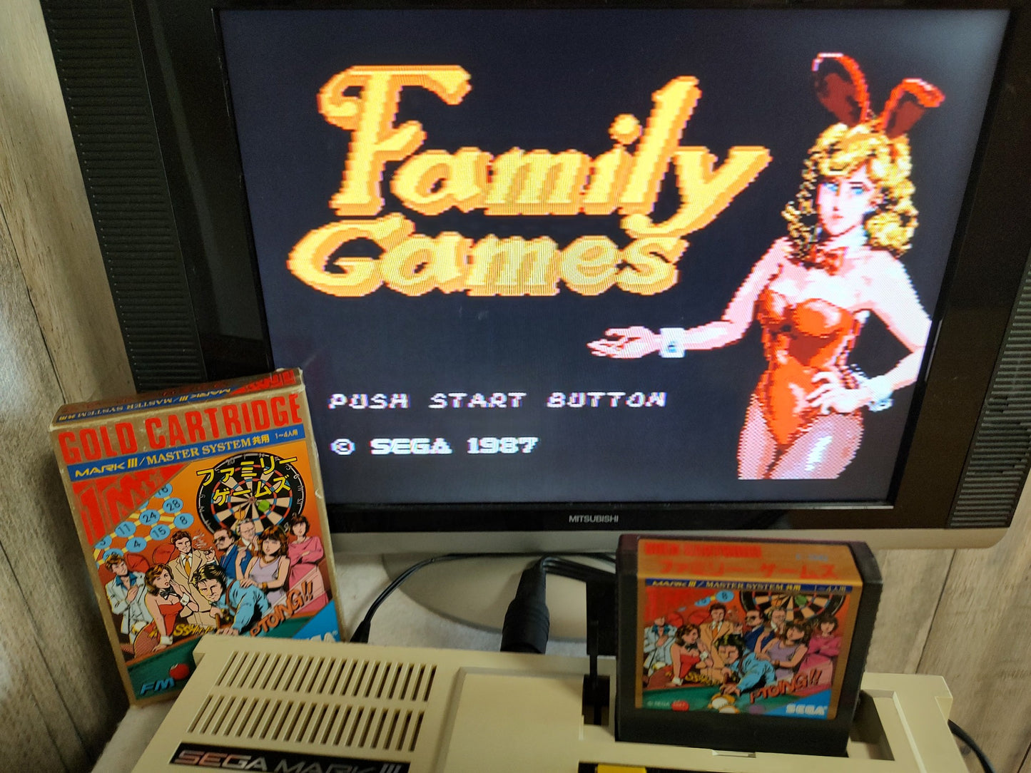 FAMILY GAMES SEGA Mark 3,SG-3000,Cartridge, Manual, Boxed set, Working-g0506-