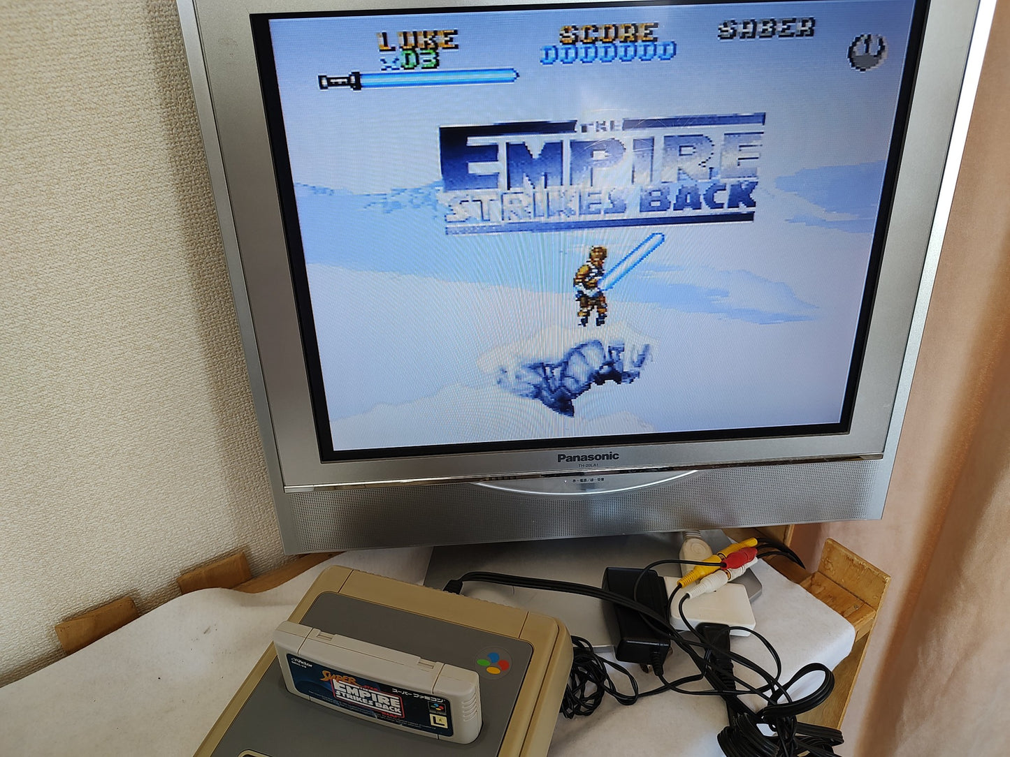 Super Star Wars-The Empire Strikes Back E Super Famicom SNES SFC, Working-g0516-