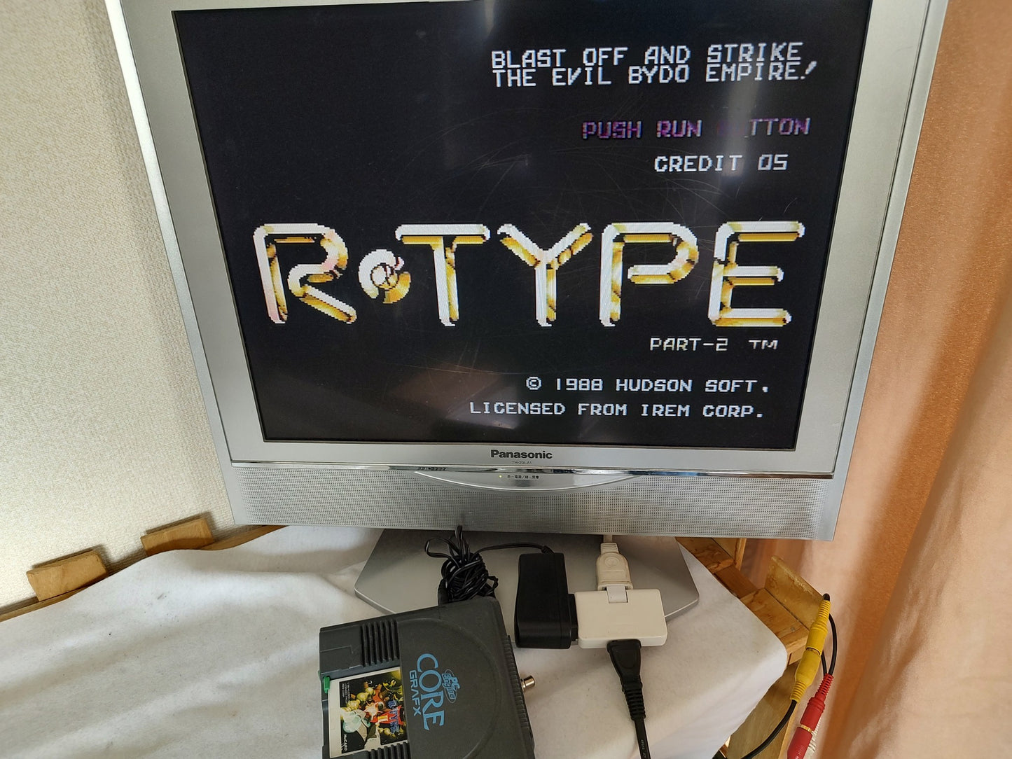 R-TYPE 1 Part 2 NEC PC Engine TurboGrafx-16 PCE game, Working-g0531-2