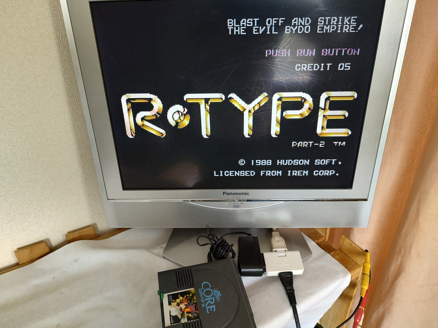 R-TYPE 1 Part 2 NEC PC Engine TurboGrafx-16 PCE game, Working-g0531-1