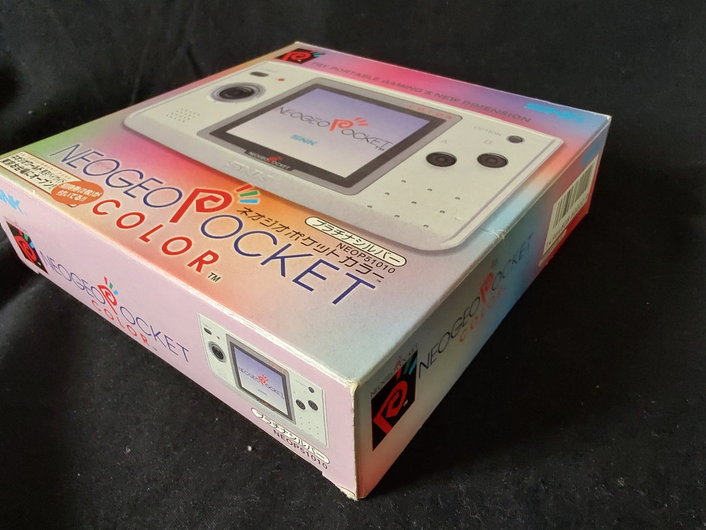 SNK NEOGEO POCKET Color NGPC PLATINUM SILVER Console Boxed NEO GEO set-g0606-