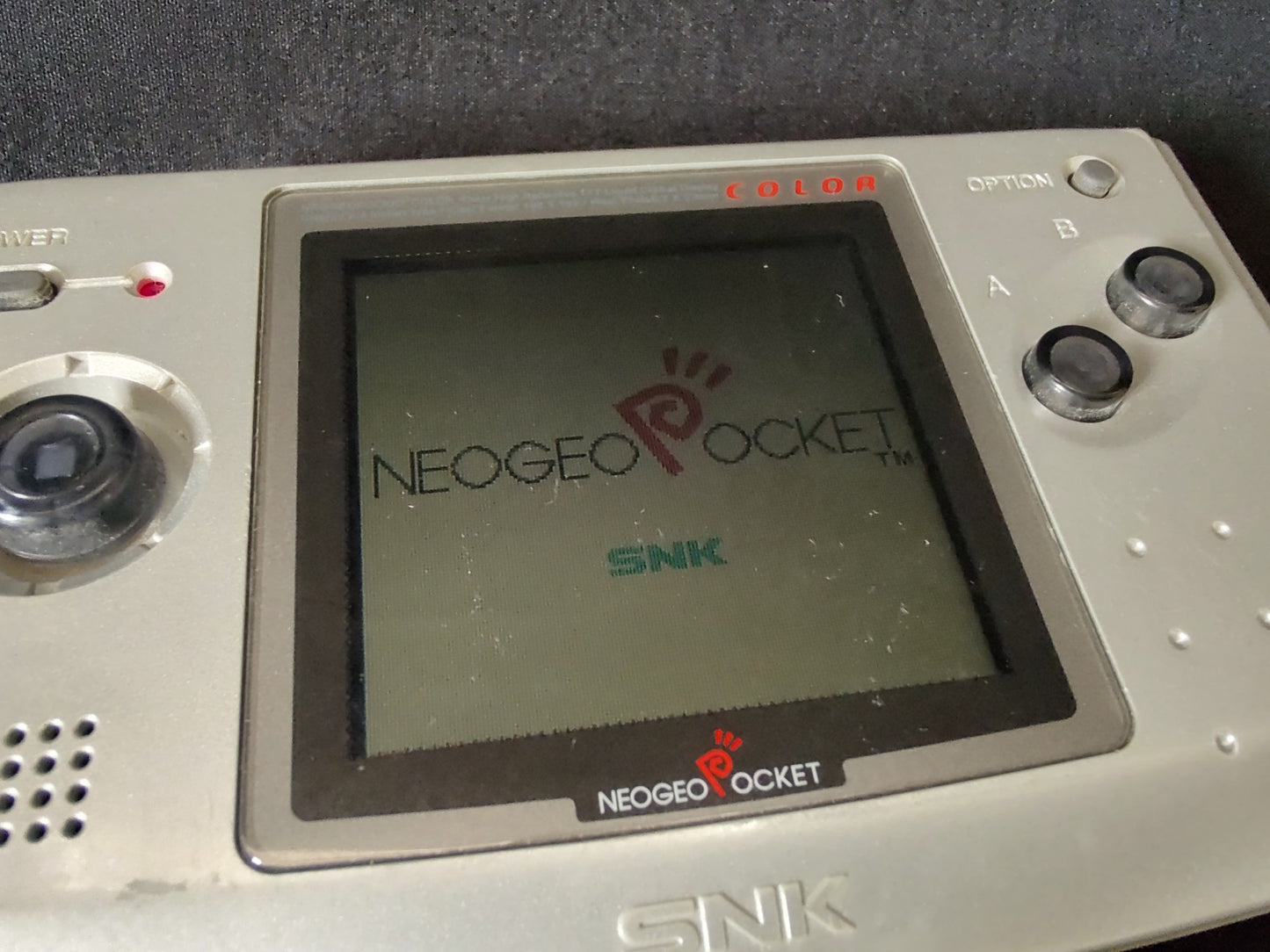 SNK NEOGEO POCKET Color NGPC PLATINUM SILVER Console Boxed NEO GEO set-g0606-