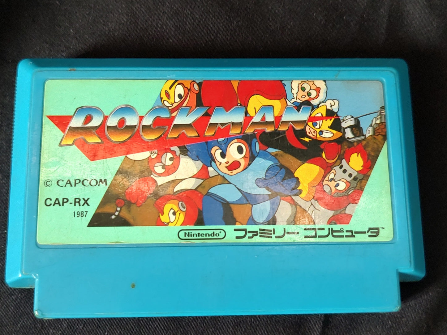 Rockman 1 MEGAMAN Famicom FC NES Cartridge only, working-g0606-