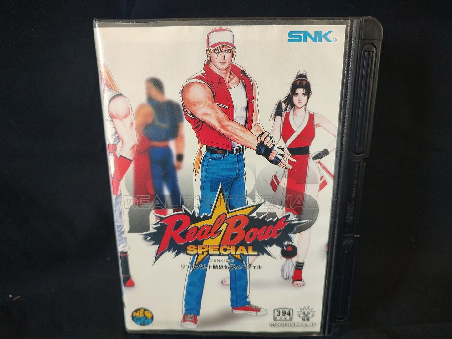 Real Bout Fatal Fury Special SNK NEO GEO AES Cartridge, w/Manual Box set-g0607-