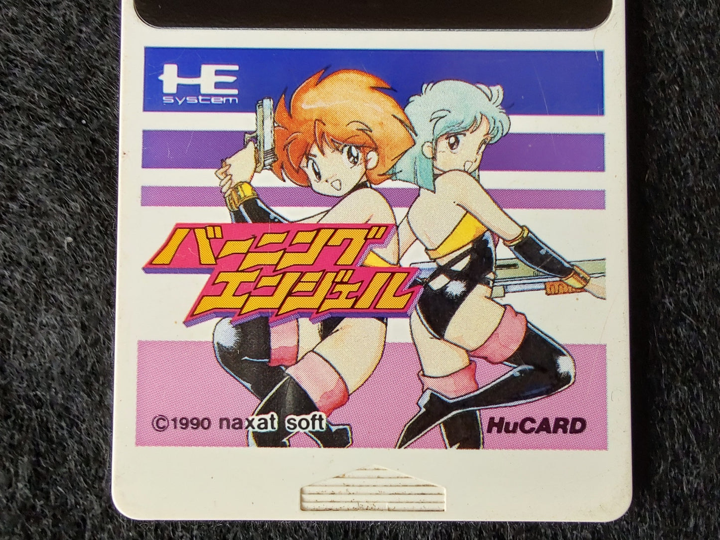 BURNING ANGELS NEC PC Engine TurboGrafx-16 PCE game, Working-g0611-