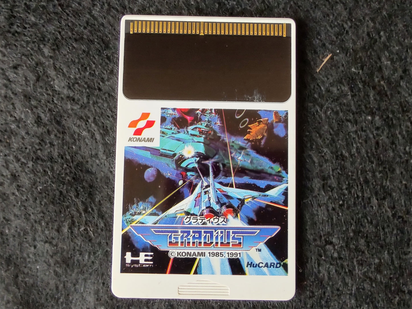 Gradius NEC PC Engine TurboGrafx-16 PCE game, Working-g0611-