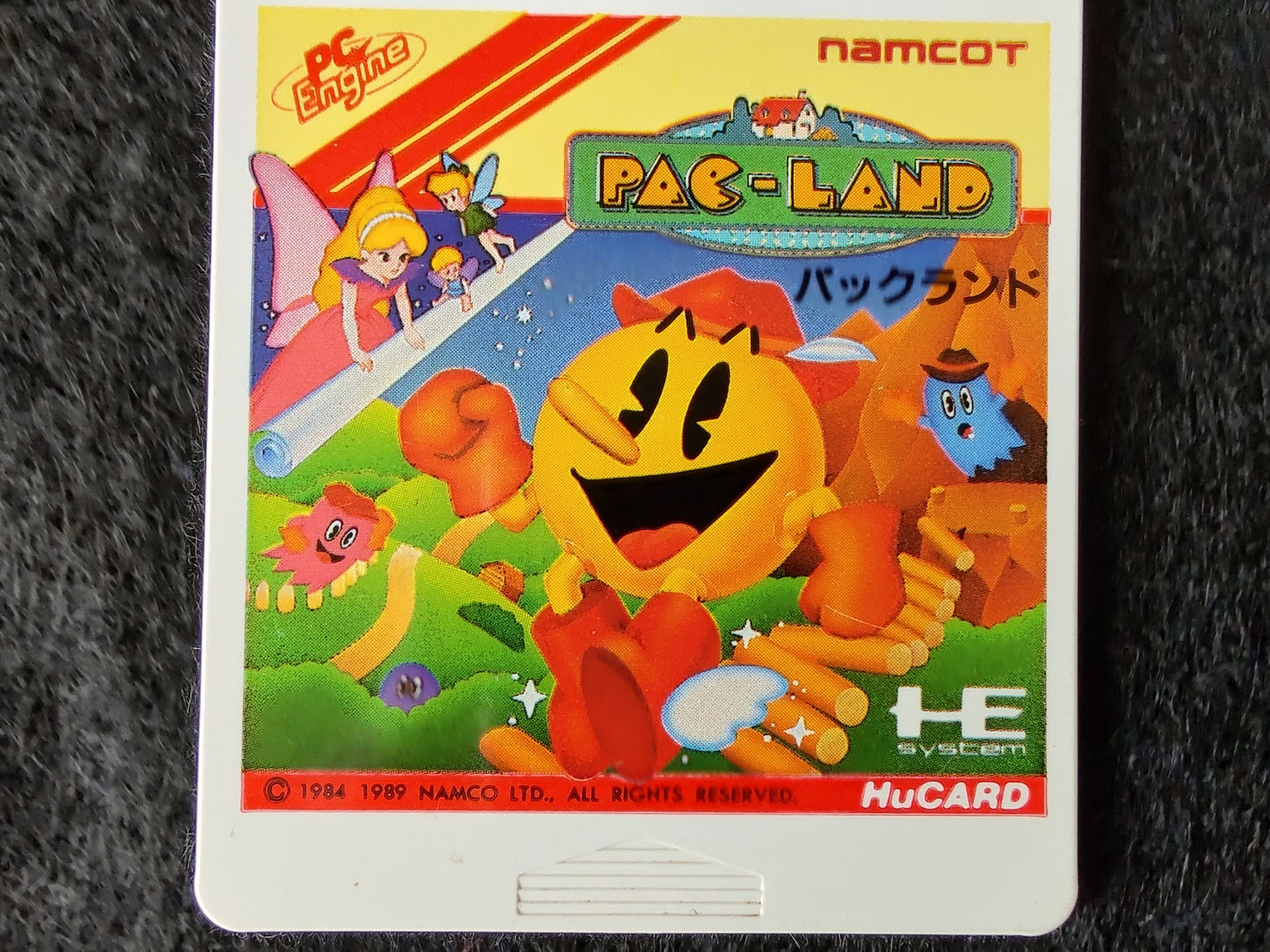 PAC LAND NEC PC Engine TurboGrafx-16 PCE game, Working-g0611-