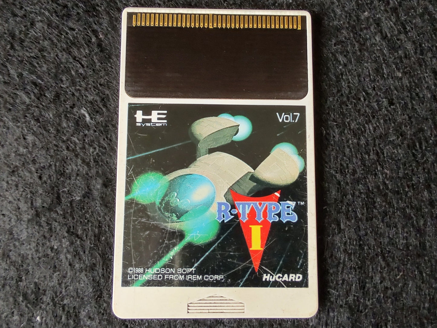 R-TYPE 1 Part 1 NEC PC Engine TurboGrafx-16 PCE game, Working-g0611-