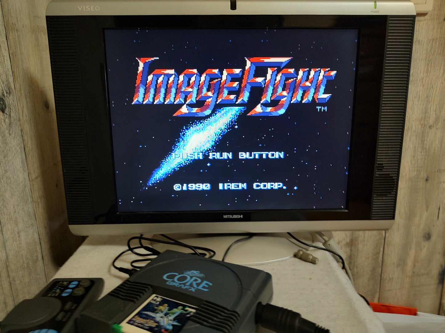 Image Fight NEC PC Engine TurboGrafx-16 PCE game, Working-g0611-