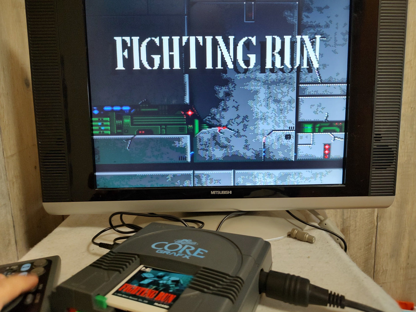 Fighting Run NEC PC Engine TurboGrafx-16 PCE game, Working-g0611-