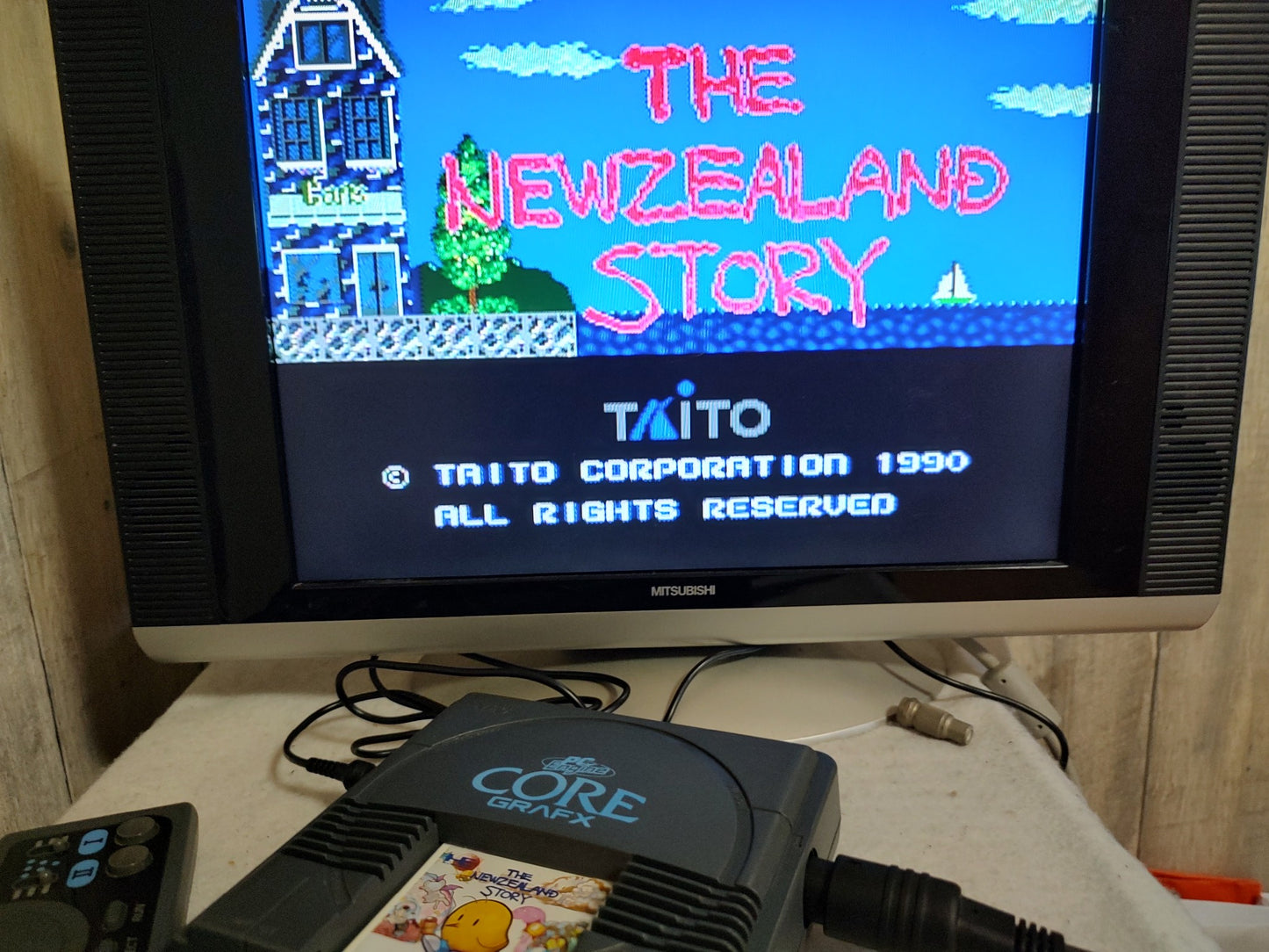 The New Zealand Story NEC PC Engine TurboGrafx-16 PCE game, Working-g0611-