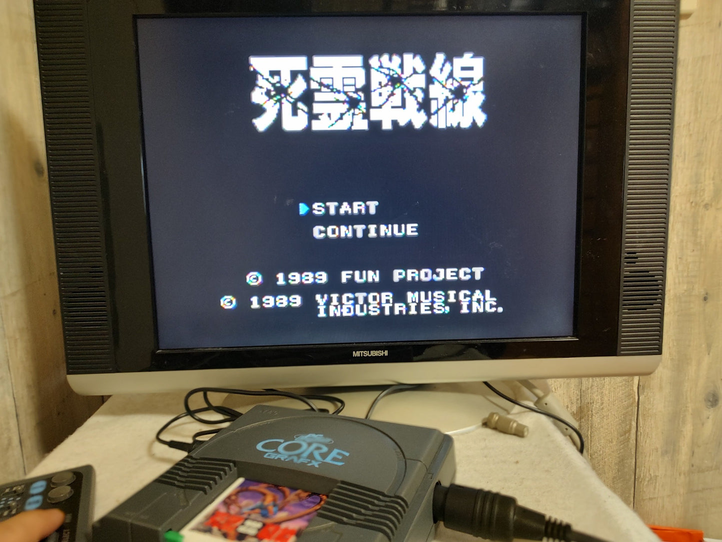 WAR OF THE DEAD NEC PC Engine TurboGrafx-16 PCE game, Working-g0611-