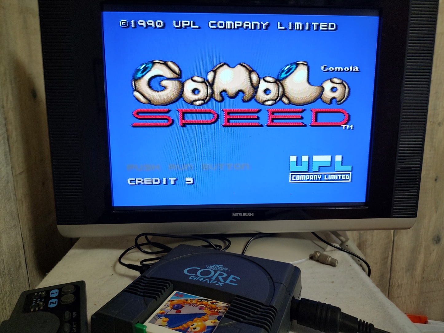 Gomola Speed NEC PC Engine TurboGrafx-16 PCE game, Working-g0611-