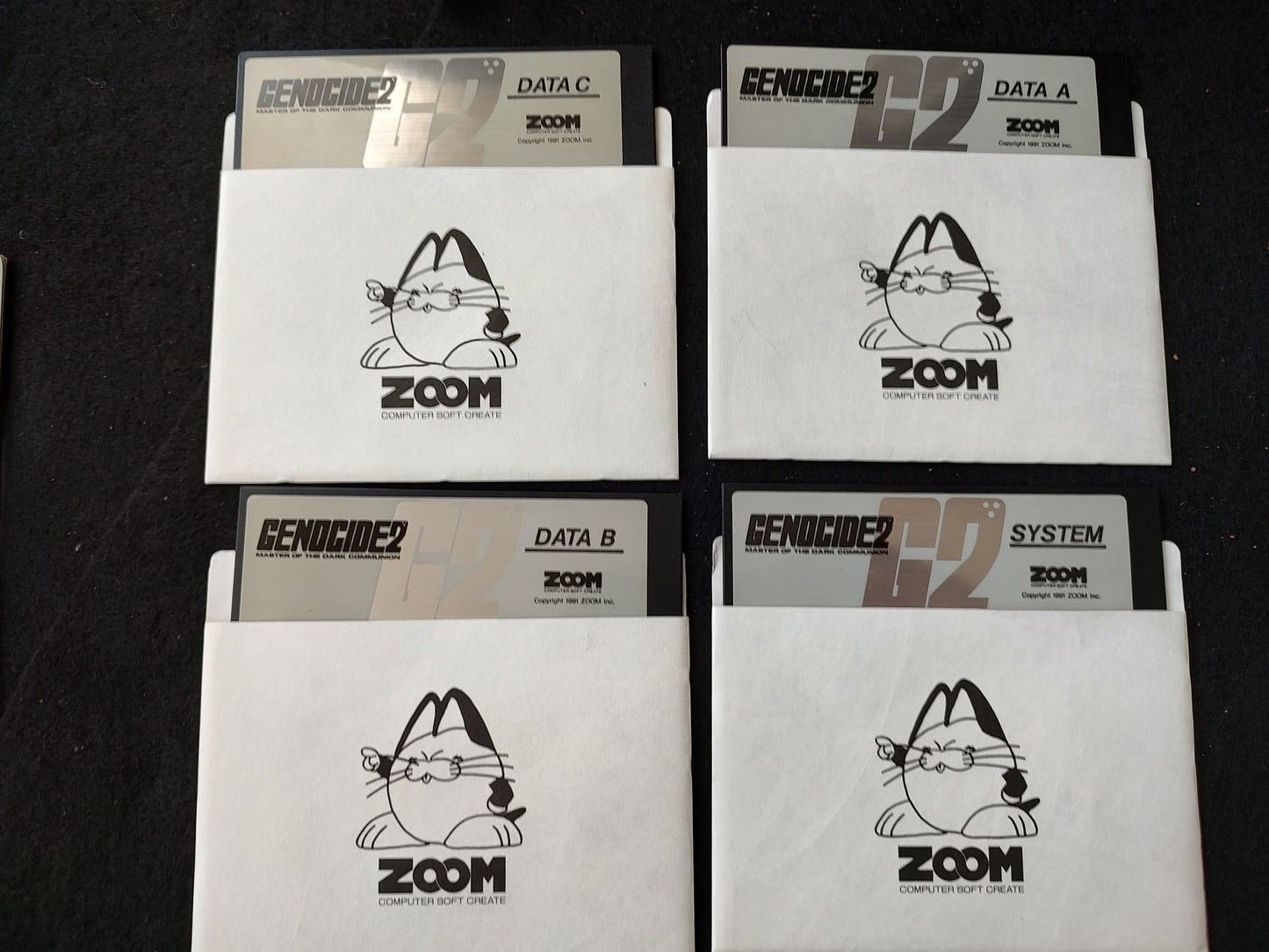 GENOCIDE 2 ZOOM SHARP X68000 Game w/Manual, Box, Working-g0614-2