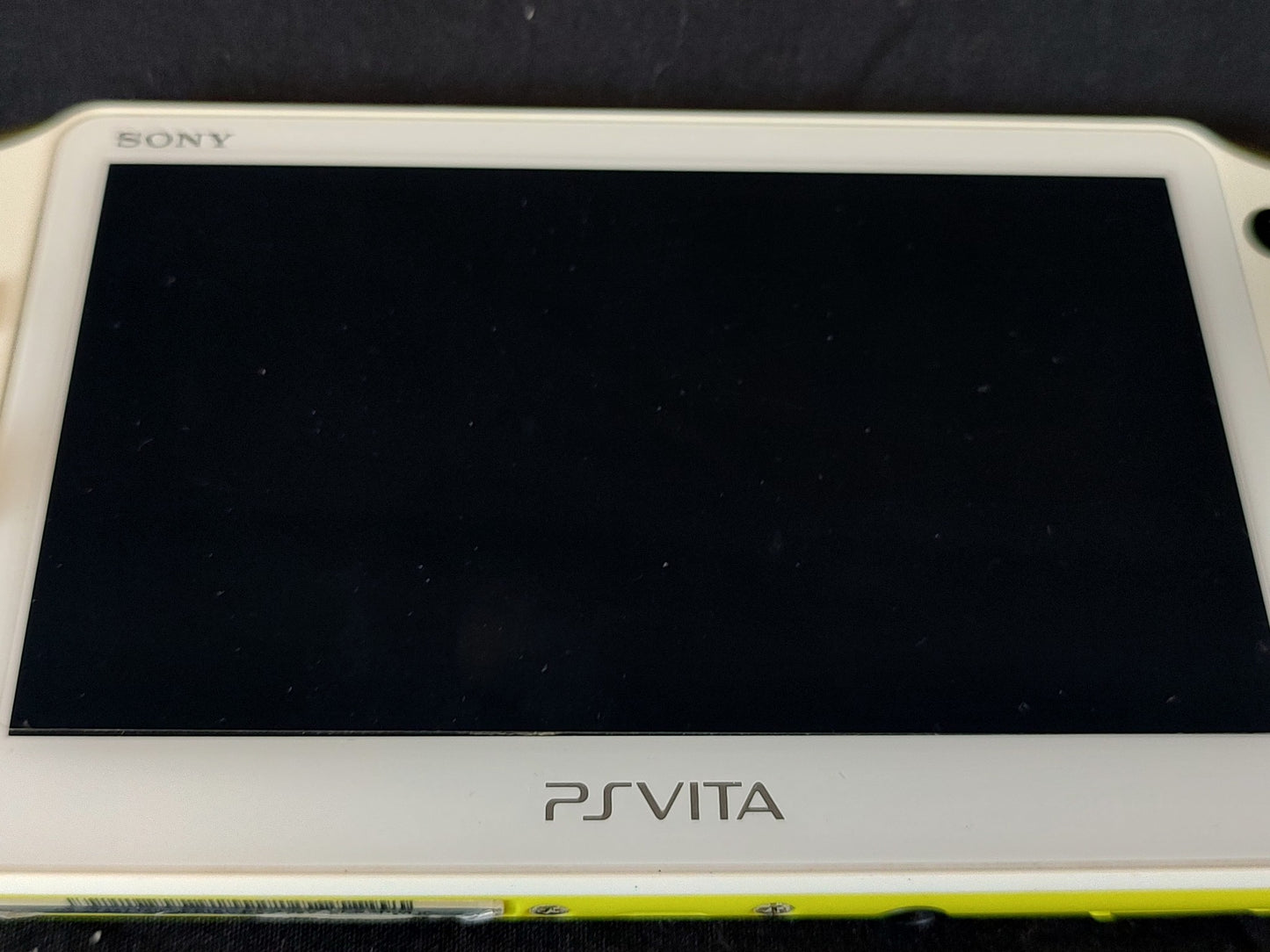 SONY PS Vita PCH-2000 Lime Green / White Console with 2 Games, No charger-g0614-