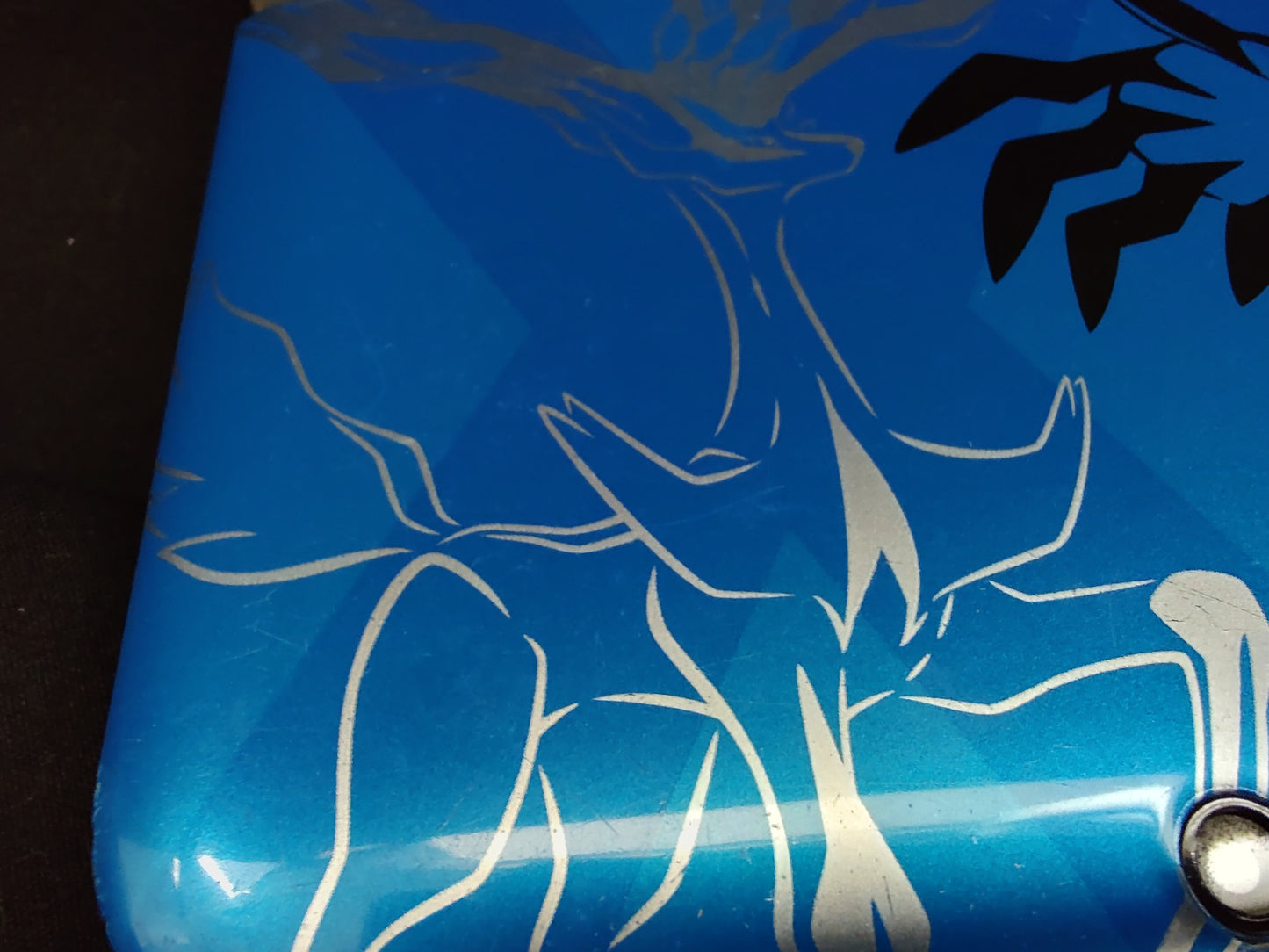 Defective Nintendo 3DS LL Pokemon X & Y Edition Xerneas Yveltal Blue Console