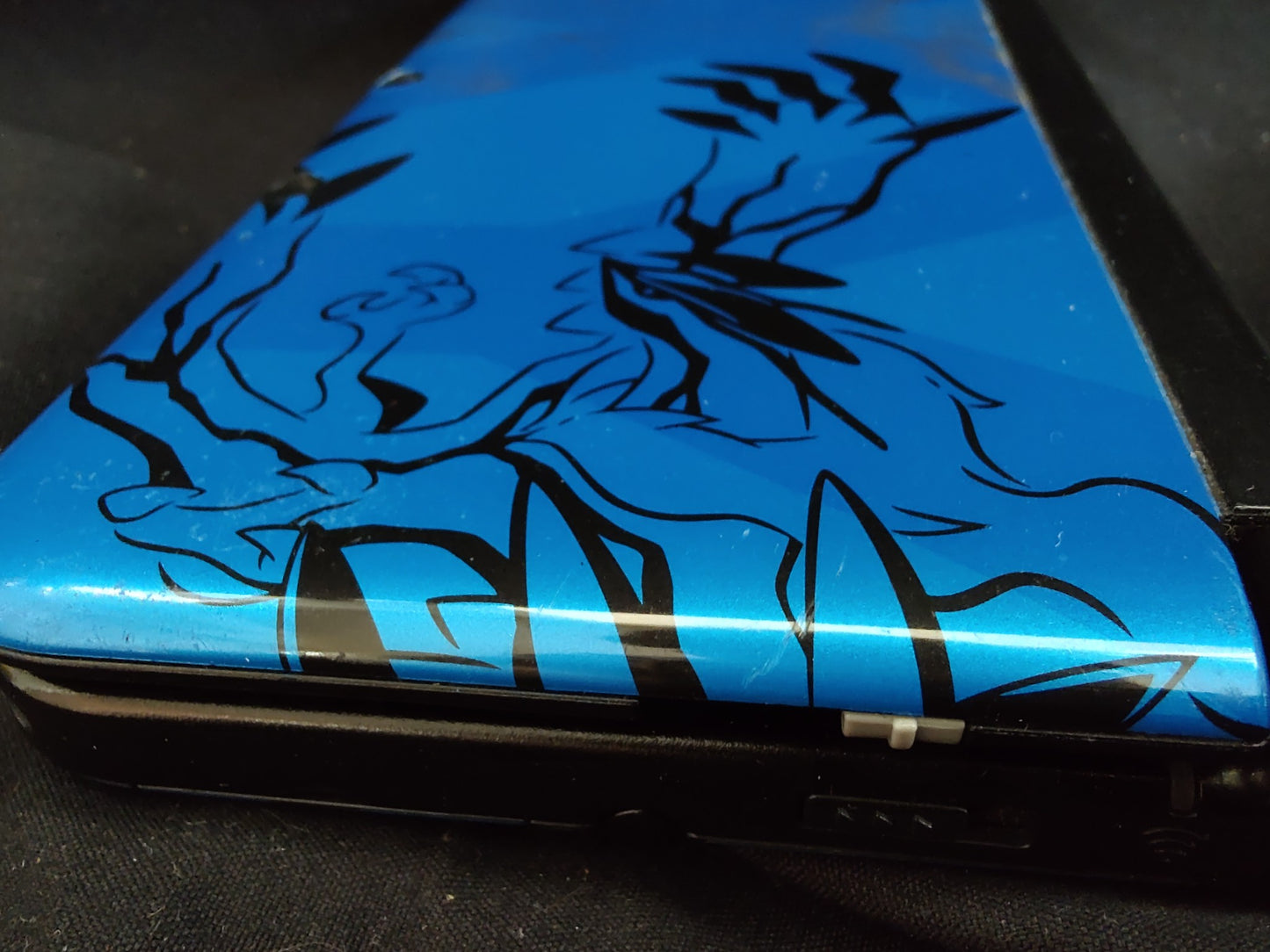 Defective Nintendo 3DS LL Pokemon X & Y Edition Xerneas Yveltal Blue Console