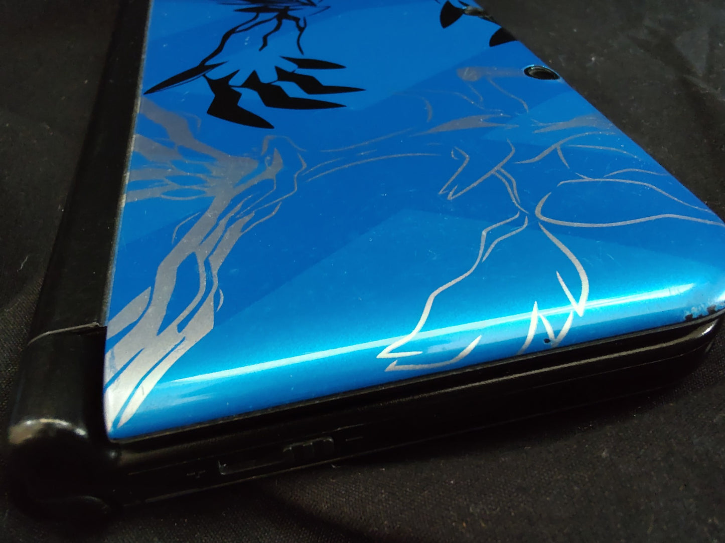 Defective Nintendo 3DS LL Pokemon X & Y Edition Xerneas Yveltal Blue Console