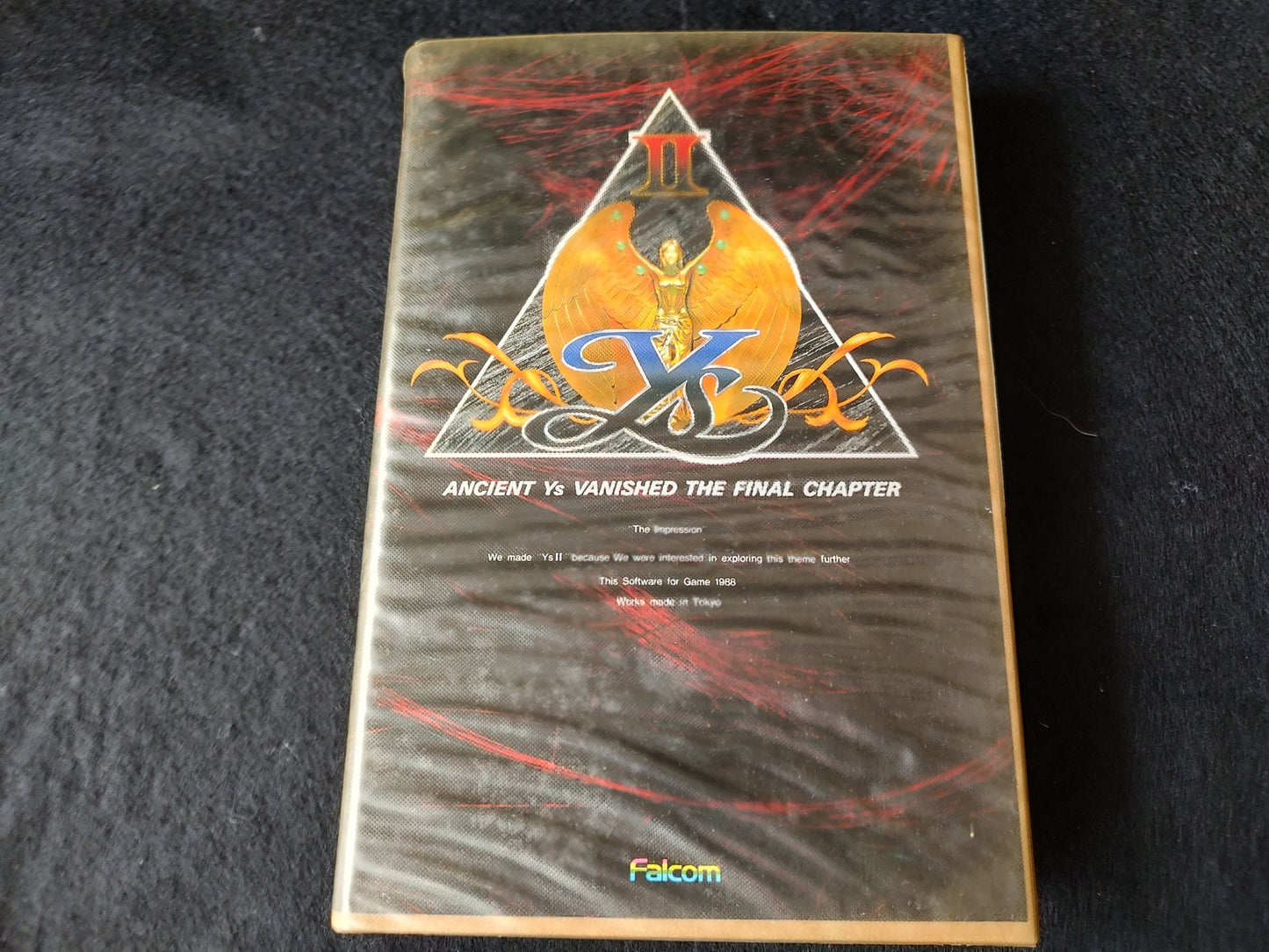 Ys 2 - Ancient Ys Vanished The Final Chapter -MSX2 Game Disk, Manual,Box-g0624-2