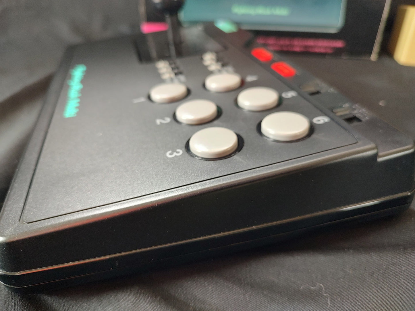 Hori Arcade Fighting Stick Multi for SNES, PC Engine, Megadrive Boxed set-f0625-