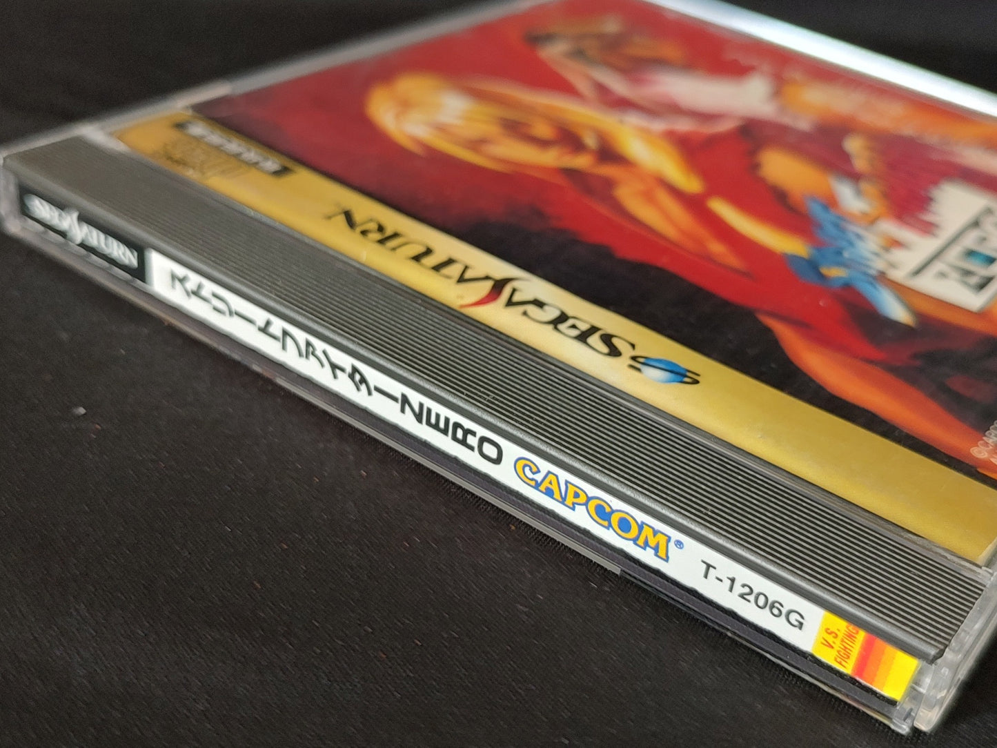 Street Fighter ZERO and ZERO2 set SEGA Saturn Games, w/Manual and Case-g0625-