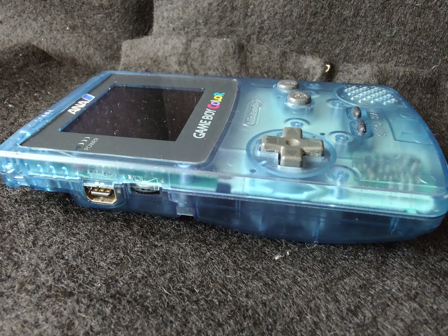 Nintendo Gameboy Color ANA Airlines Skeleton Blue Limited Edition console-g0627-