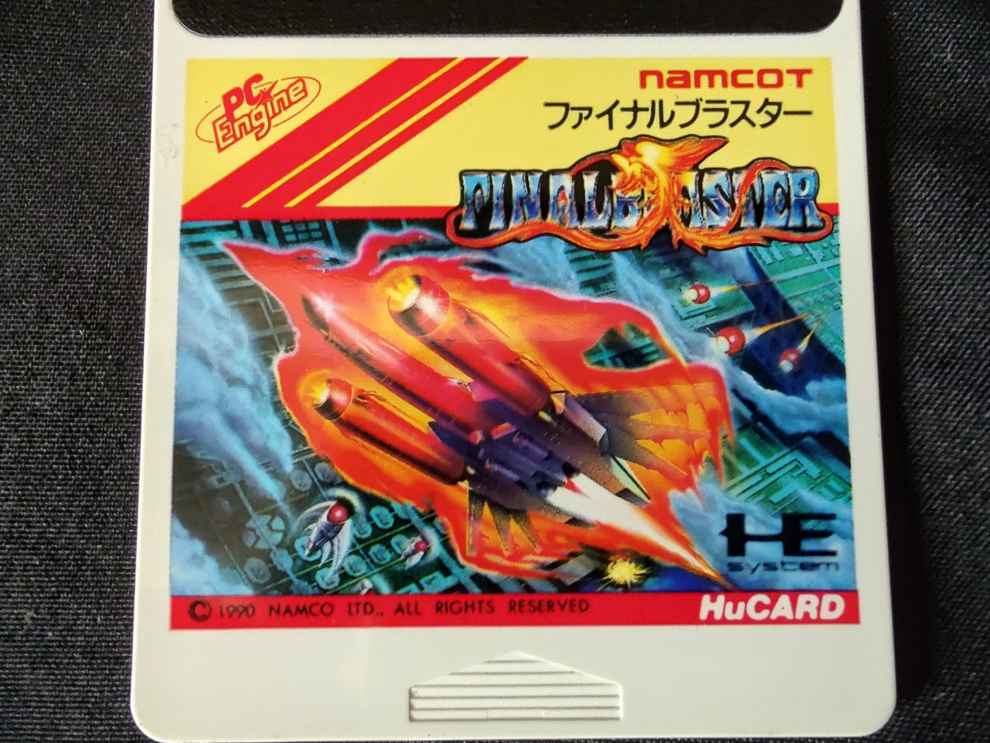 Final Blaster NEC PC Engine TurboGrafx-16 PCE Hu-Card only, Working-g0627-