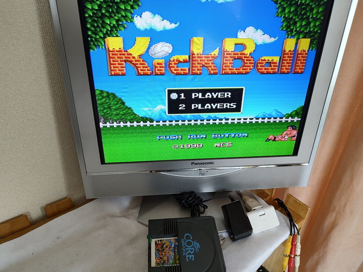 Kick Ball NEC PC Engine TurboGrafx-16 PCE game, Working-g0627-