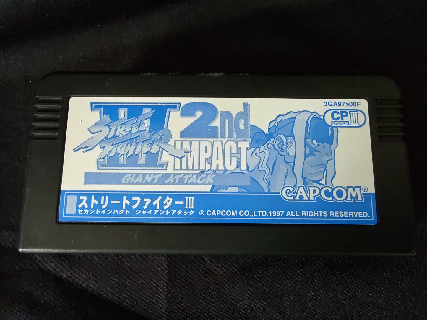 Street Fighter 3 2nd Impact CAPCOM CPS3 JAMMA Arcade Cartridge set tested-g0627-