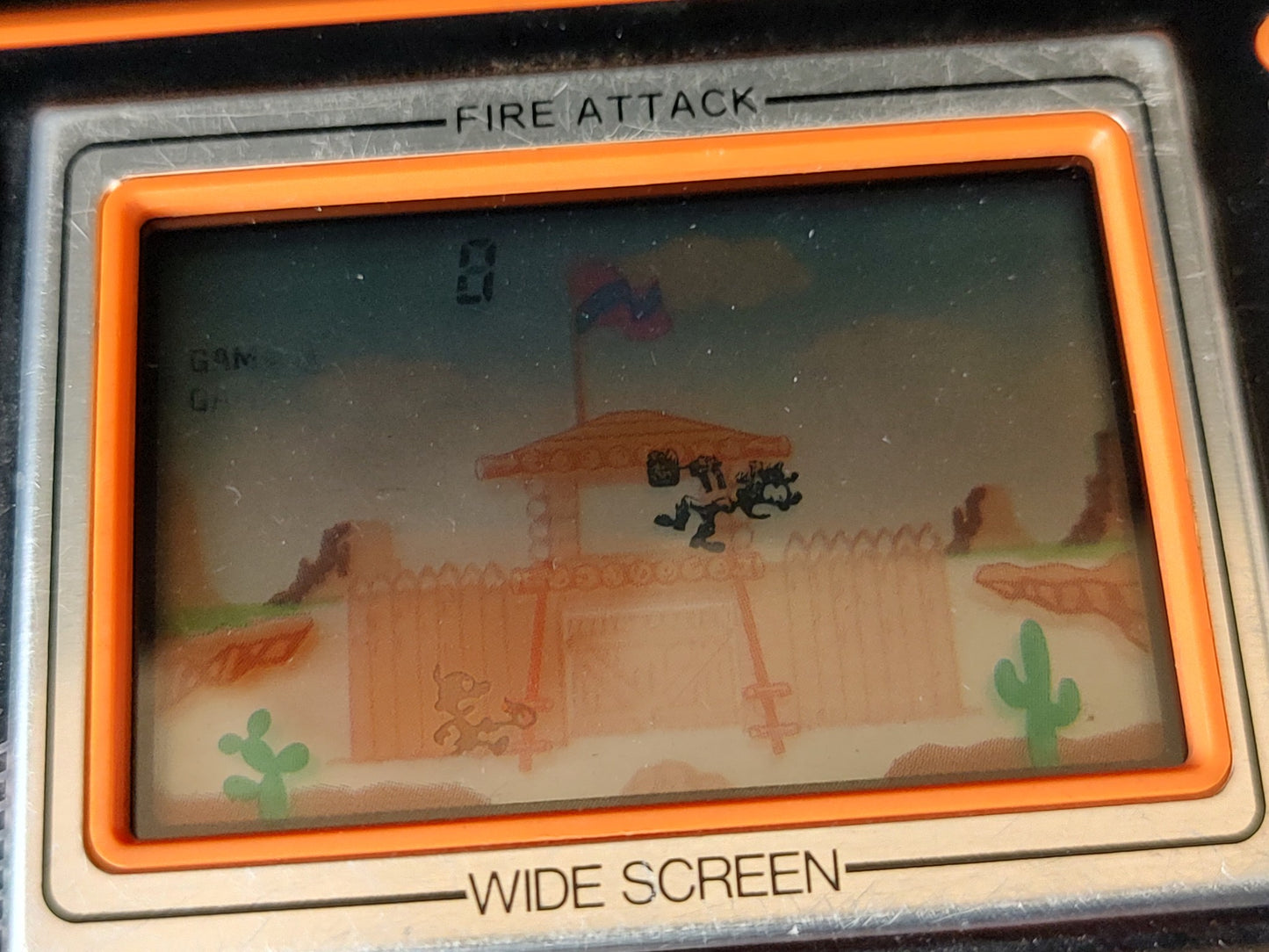 Vintage Nintendo Game & Watch FIRE ATTACK ID-29 Handheld game, Working-f0627-