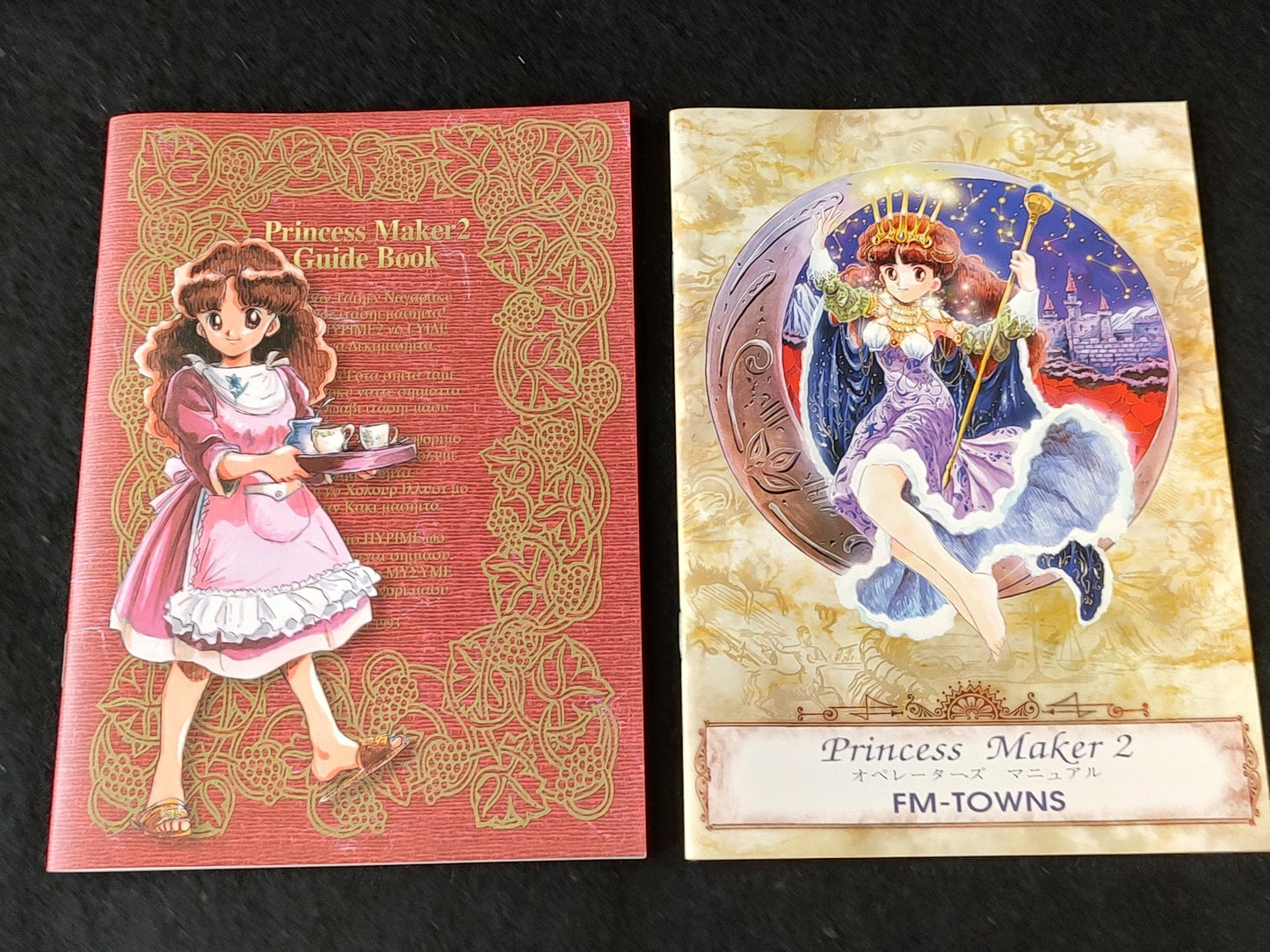 Princess Maker 2 GAINAX  FM TOWNS / MARTY Game, Manual, Boxed set tested-g0627-